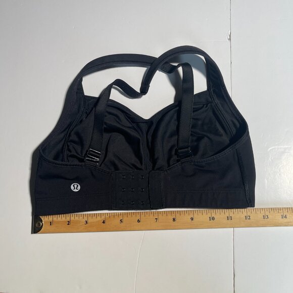 Lululemon Black Ta Ta Tamer Sports Bra Good Condition Size Unsure - Picture 9 of 13